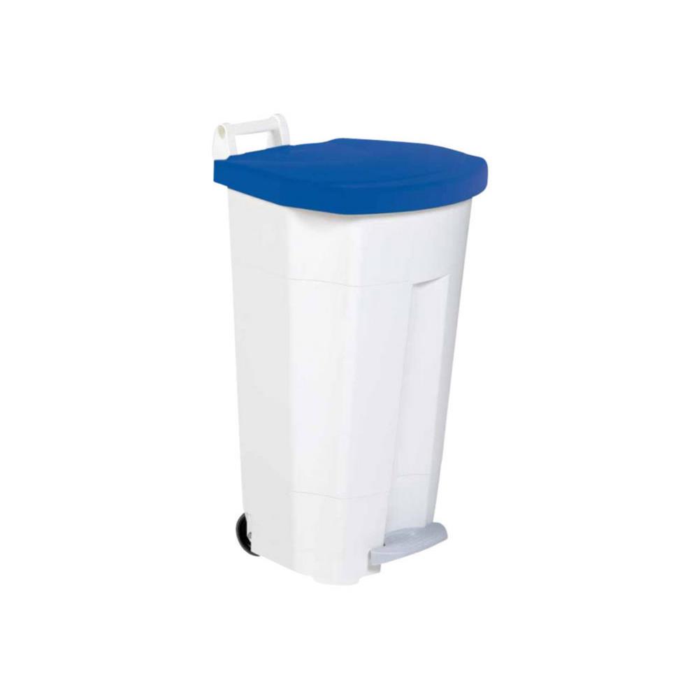 Poubelle  pdale Boogy  90 litres - couvercle bleu