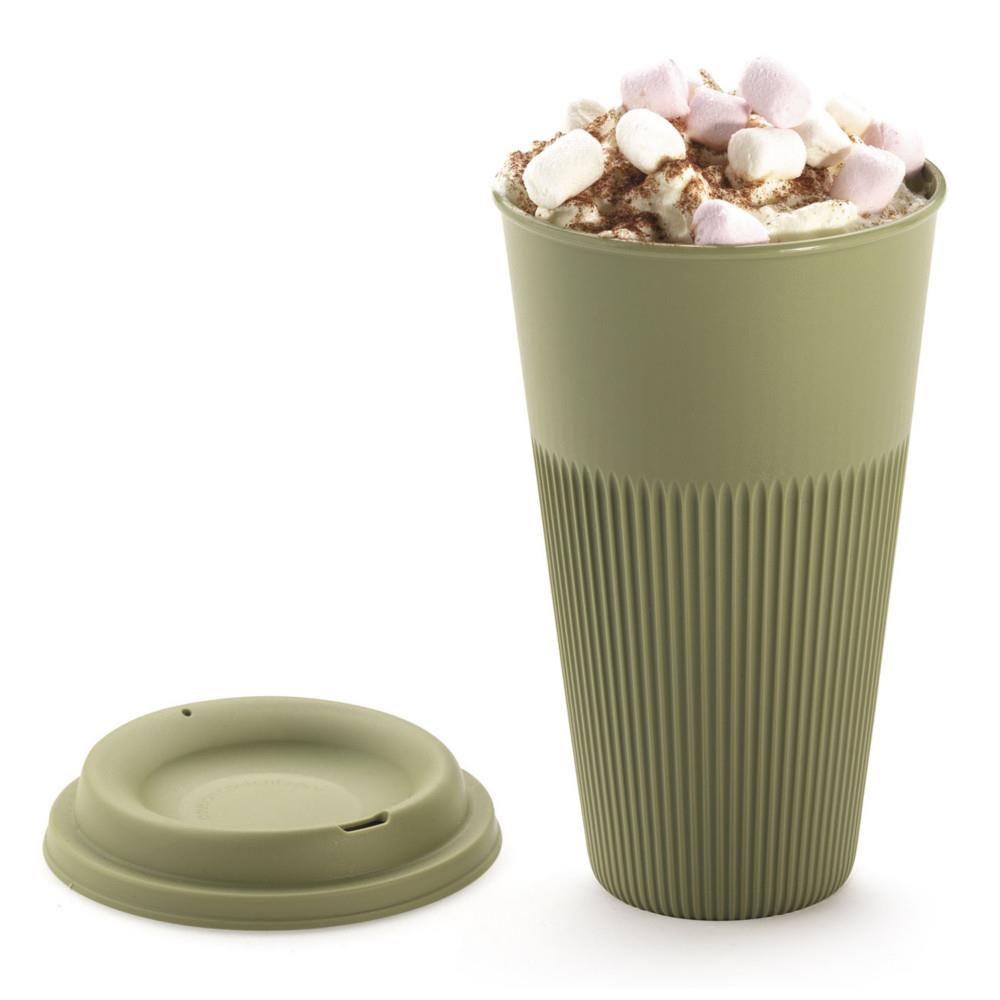 Gobelets 48 cl en polypro Duni - Vert - Lot de 10