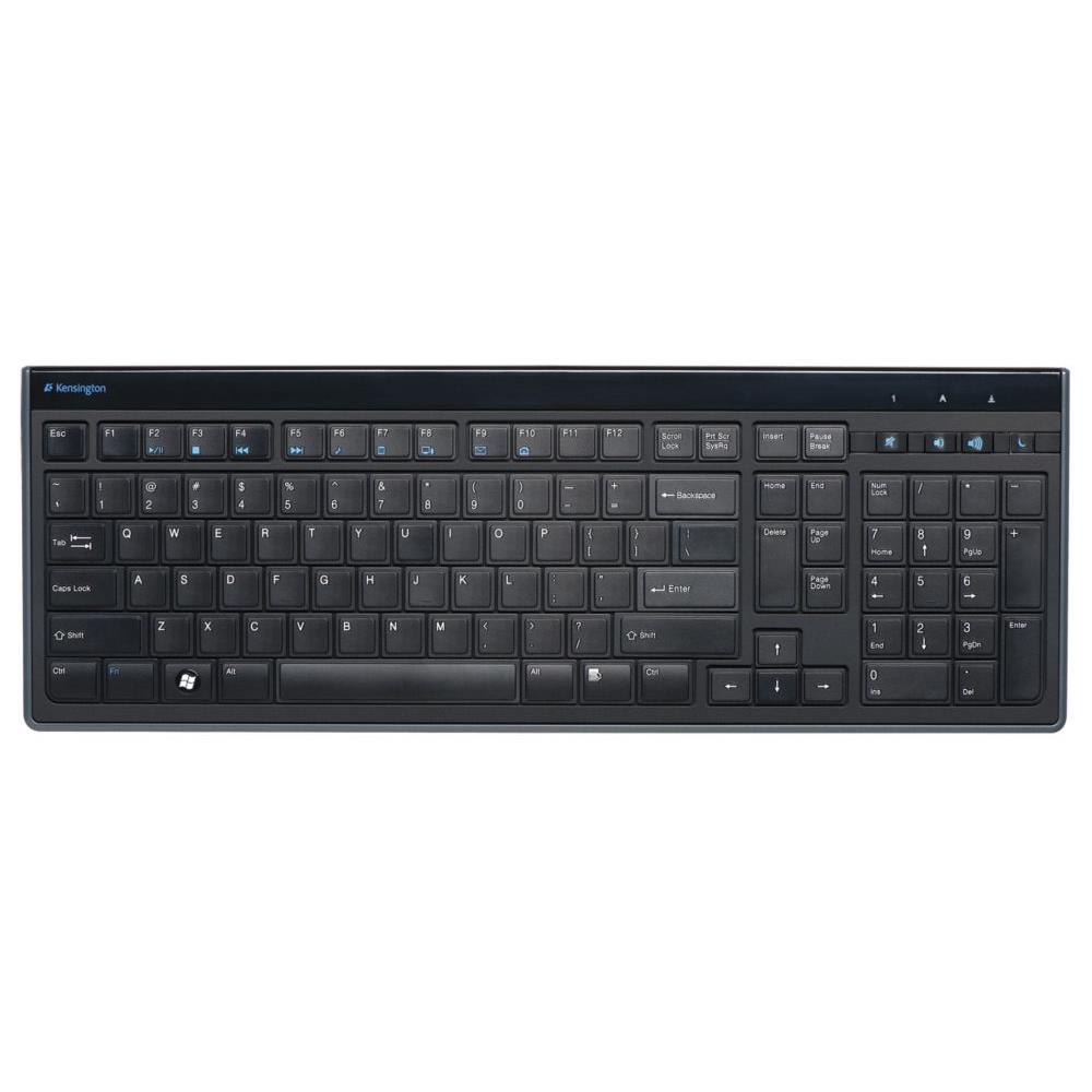 Clavier filaire ultra plat Advance Fit - azerty - USB - noir