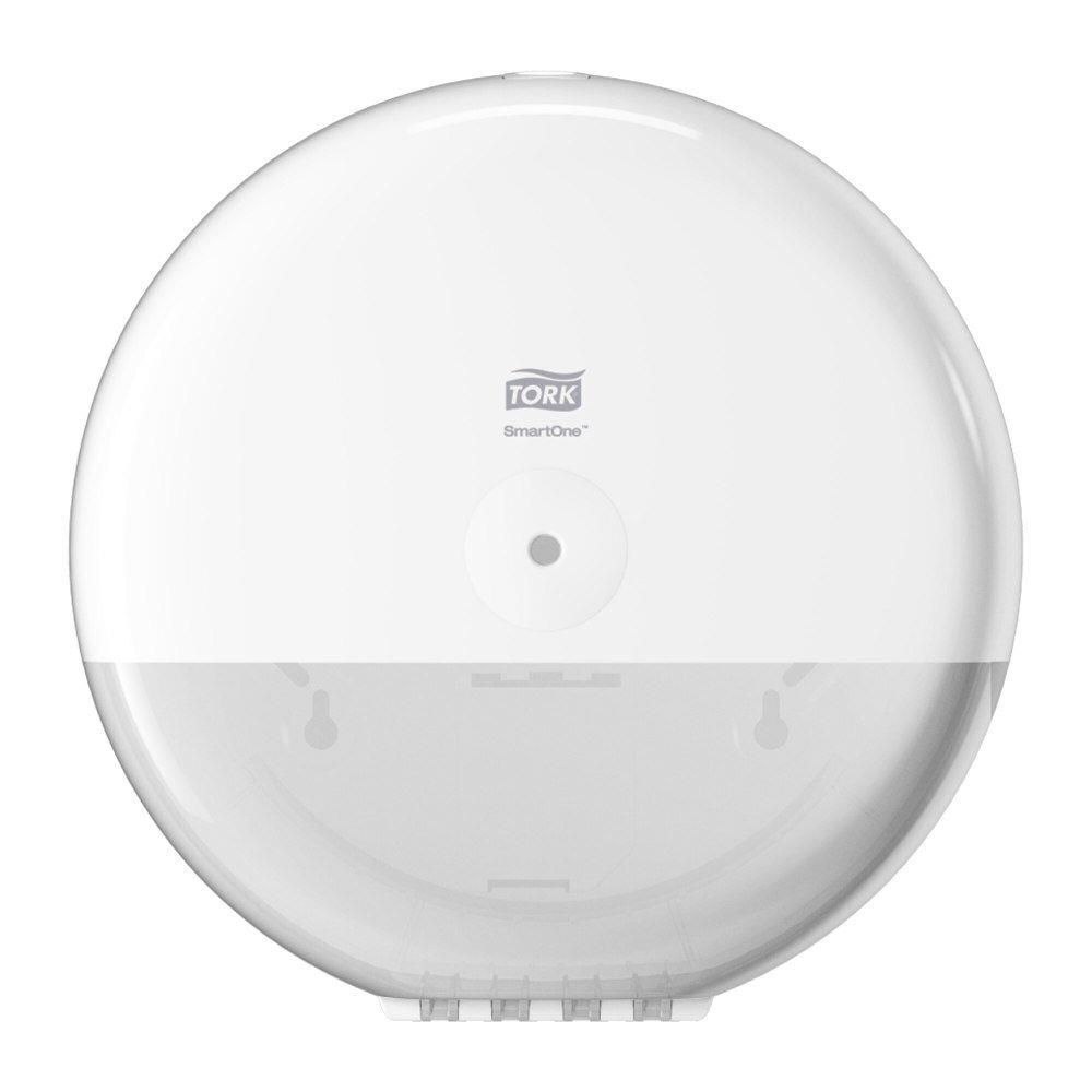 Distributeur papier toilette en rouleau SmartOne blanc en ABS - D27,9cm H16,7cm