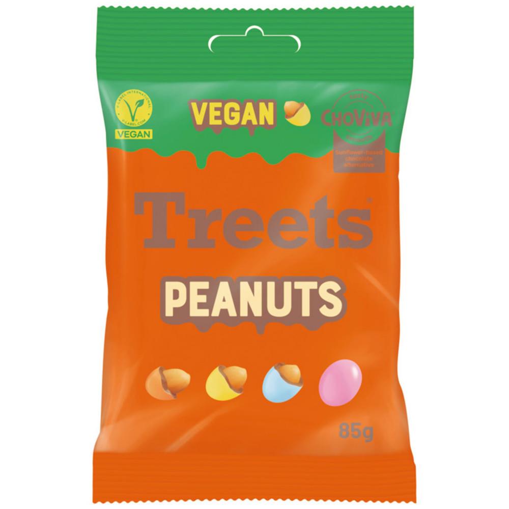 Cacahu�tes vegan Treets avec enrobage de type chocolat - Sachet de 85 g