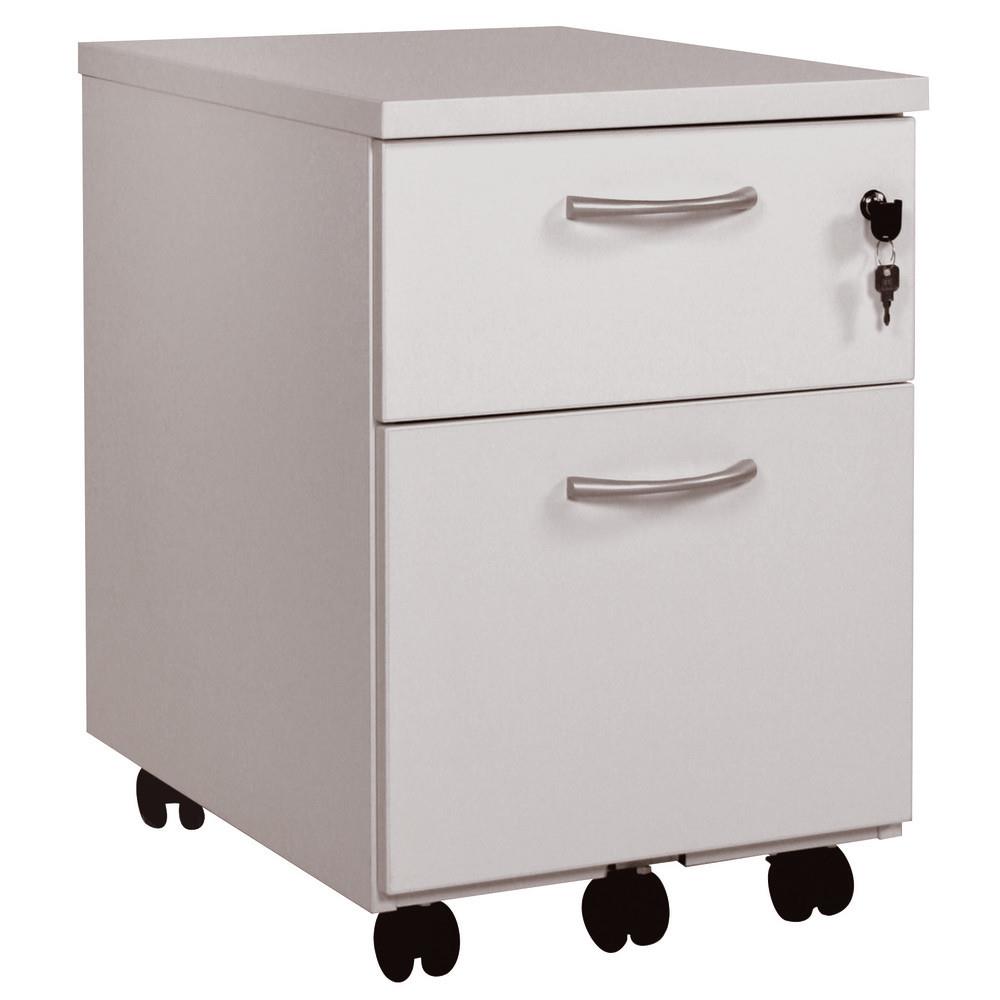 Caisson mobile m�lamin� E-link Direction - NF Environnement - 2 tiroirs - gris