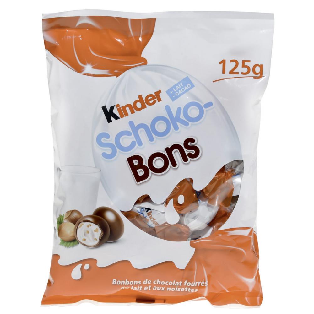 Schoko-Bons - Kinder ?ufs chocolat� emball� individuellement - Sachet de 125 g