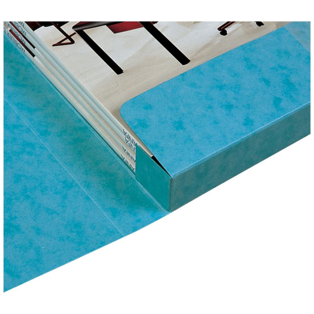 Boite de classement 3 rabats et lastique Cartobox - dos 6 cm - carte lustre 7/10e - jaune