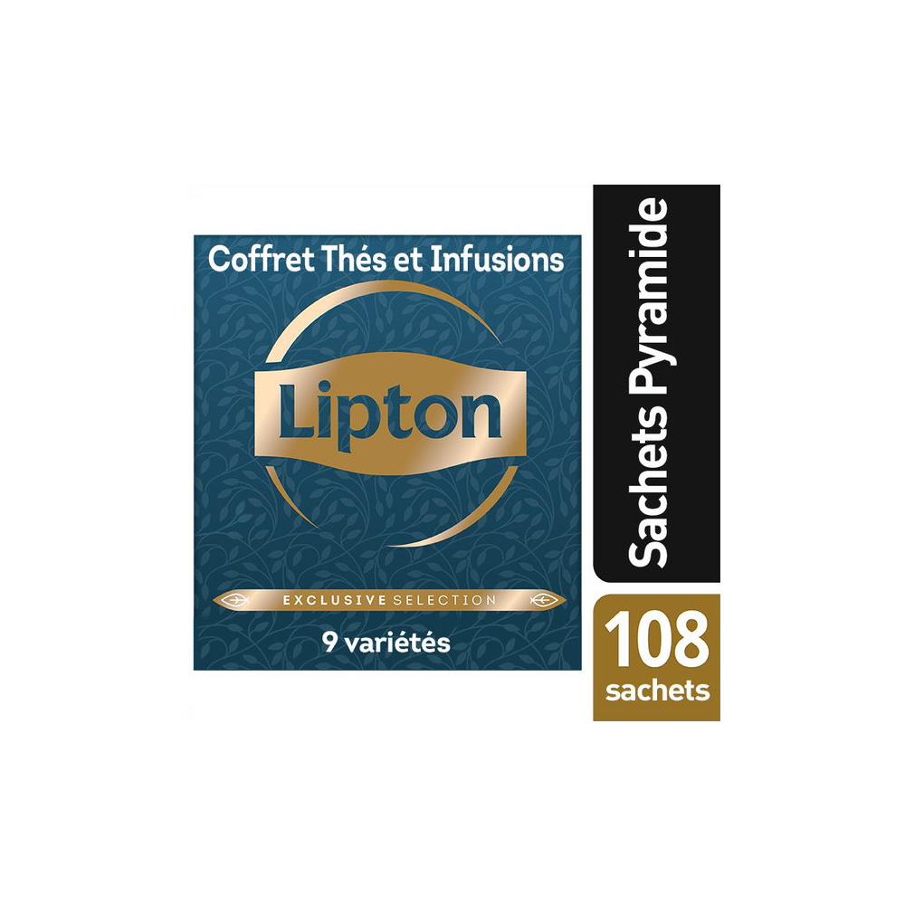 Coffret Ths et Infusions Exclusive Slection - 108 sachets pyramide