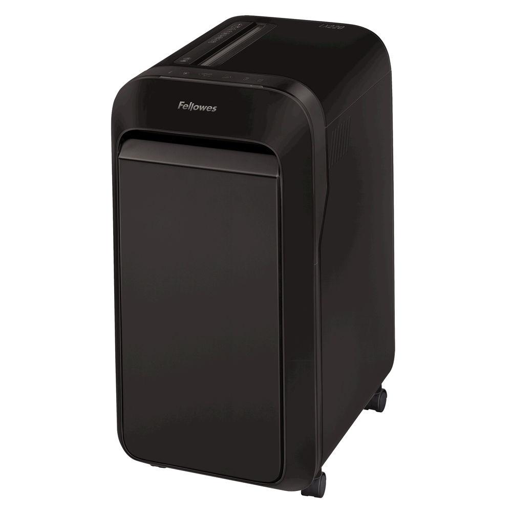 Destructeur de documents LX220 Fellowes - coupe croise DIN P4 - 20 feuilles - corbeille 30 litres