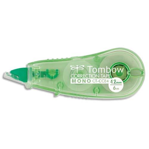 Mini roller de correction Micro tombow compact - 4,2 mm x 6 m - corps coloris transparent