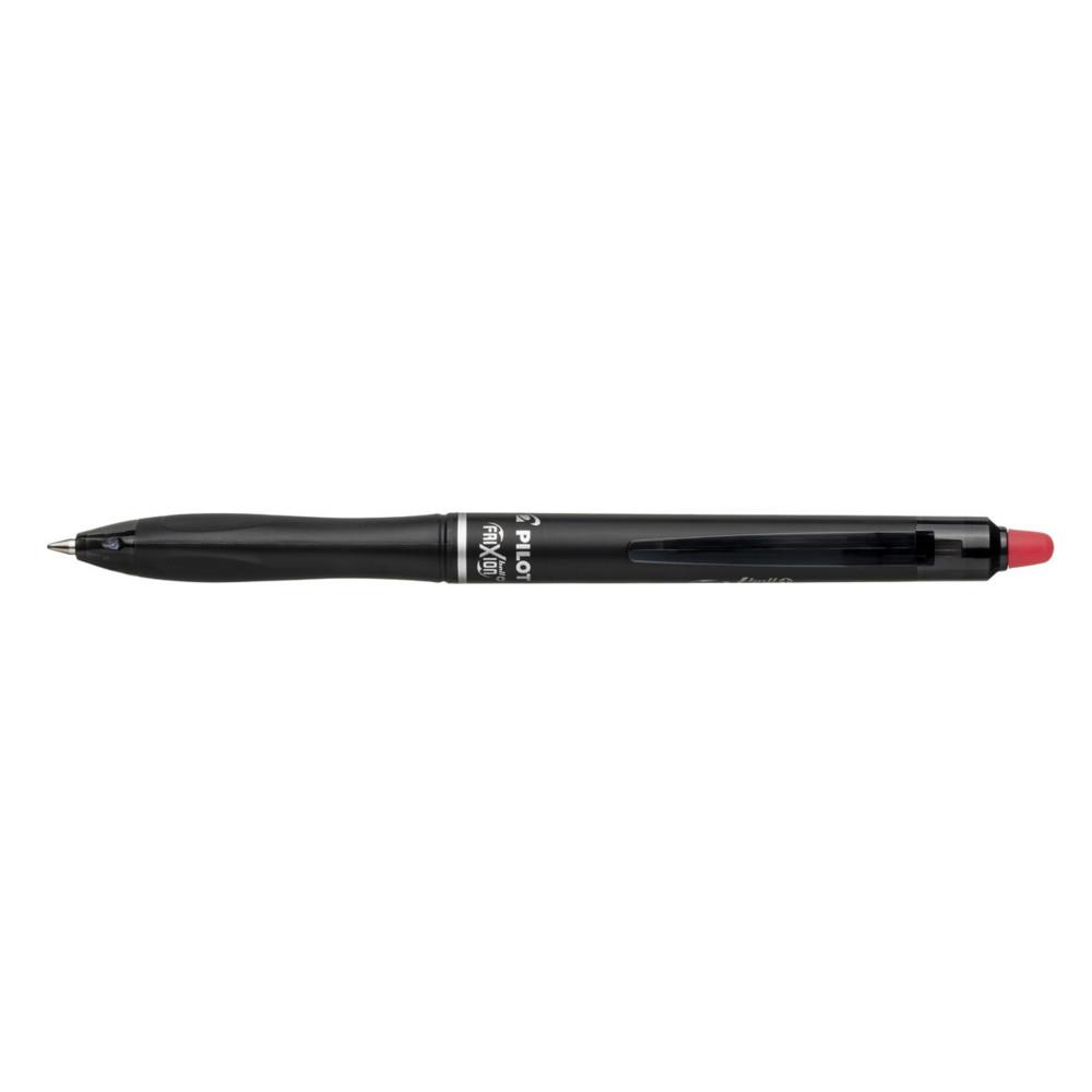 Plus FriXion Ball Pilot - Pilot Stylo roller encre gel effa�able et rechargeable - Pointe moyenne - Rouge