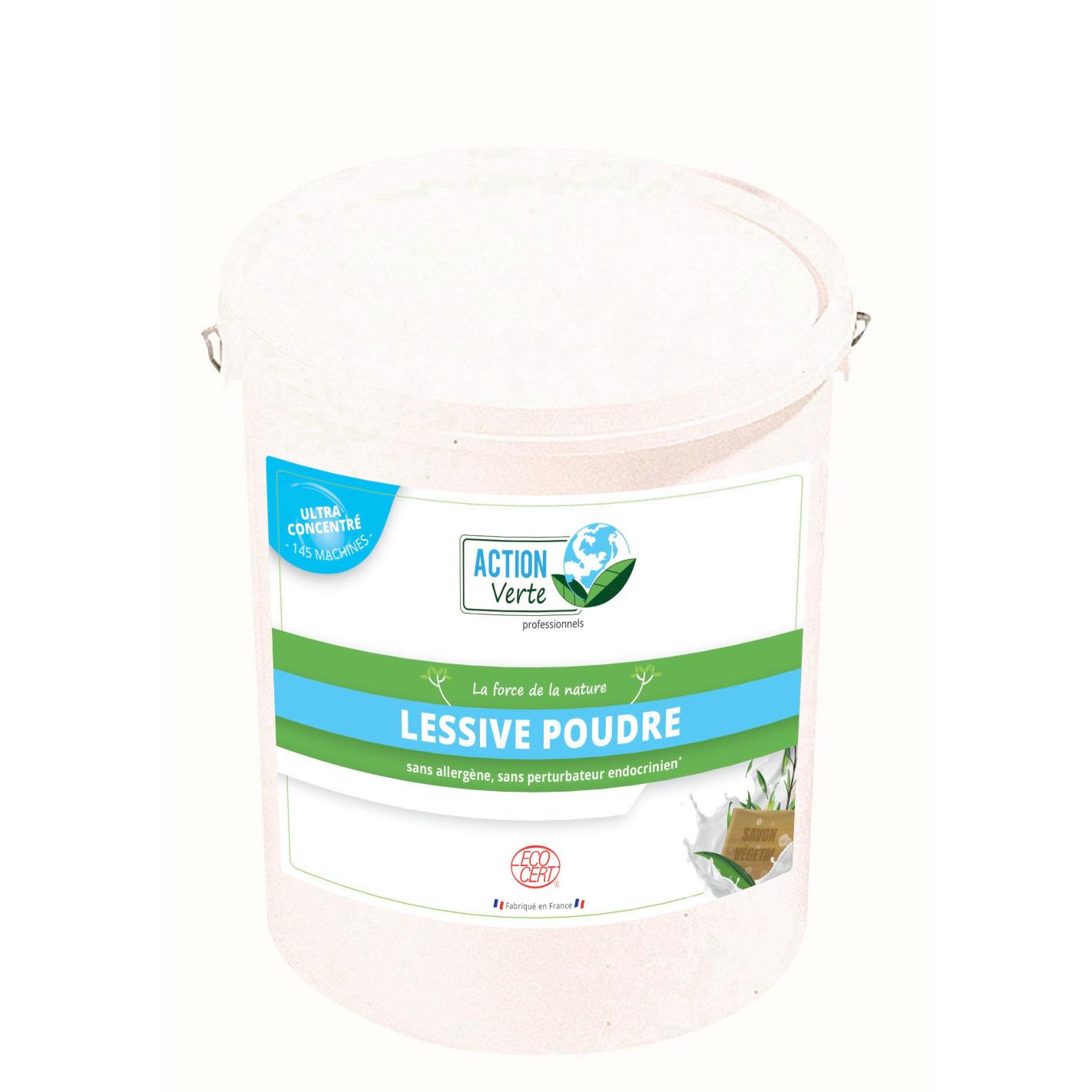 Seau Action Verte lessive poudre 145 d