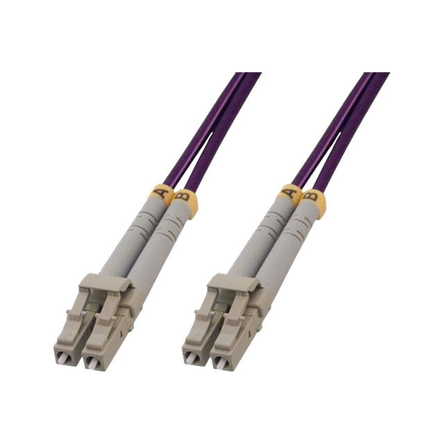 Mcl 2m lc/lc om4 cble infiniband et  fibres optiques lc/lc violet