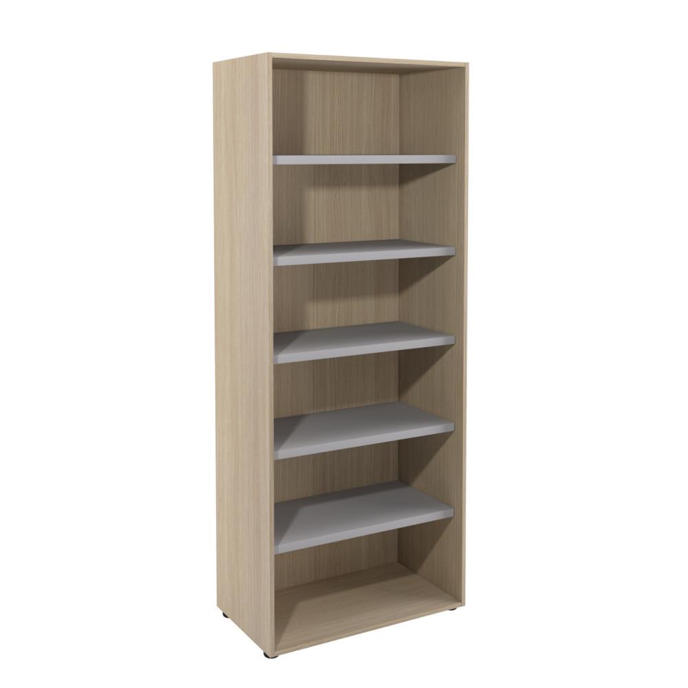 Meuble haut - NF Environnement - sans portes - H202 x L 80 x P 48 cm - ch�ne