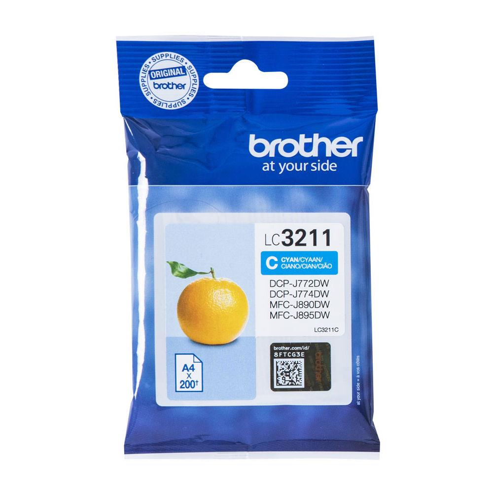 Cartouches pour imprimantes - Brother lc3211c - cartouche d'encre originale - cyan