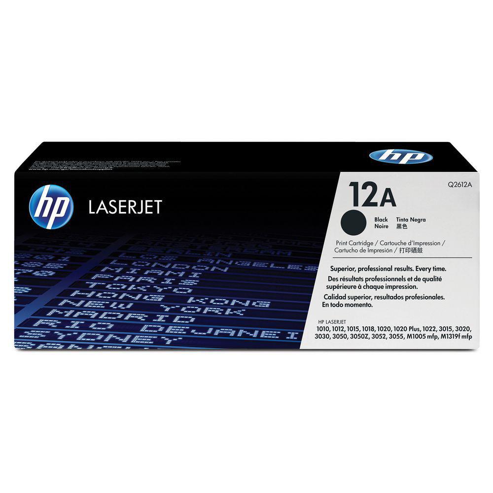 Cartouches de toner - Hp 12a toner laserjet noir authentique