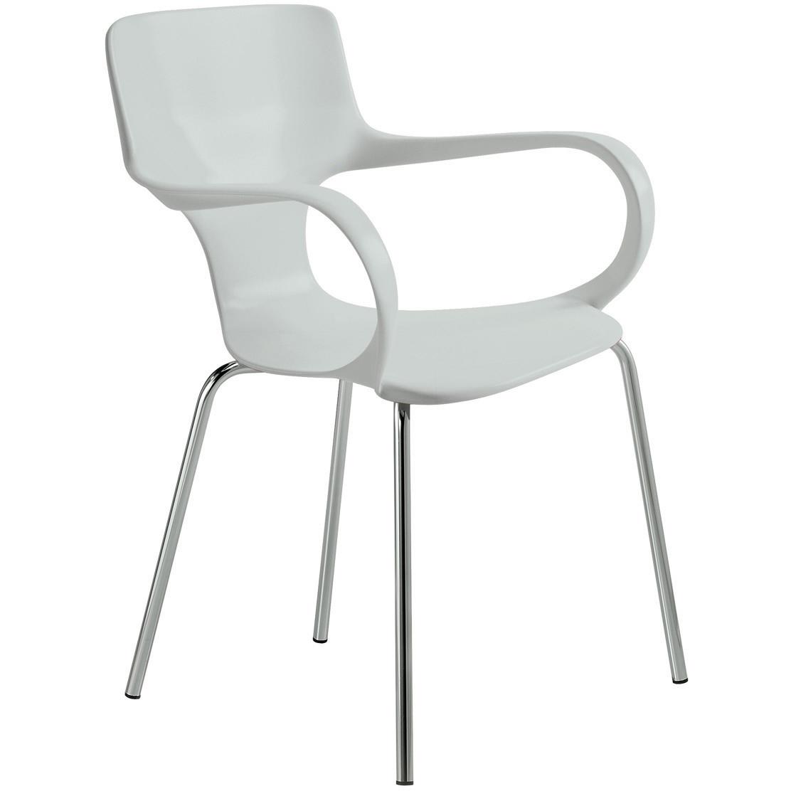 Sige de runion & visiteur Lysa polypropylne - blanc