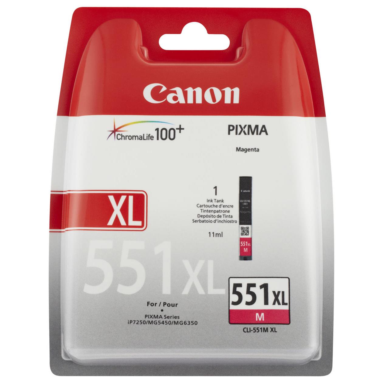 Cartouches pour imprimantes - Canon cartouche d'encre magenta  haut rendement cli-551xl