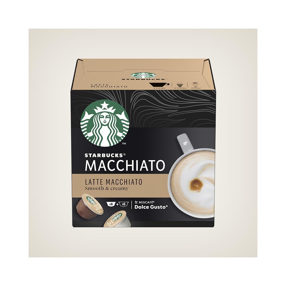 Caf Latte Macchiato Starbucks pour machine Dolce Gusto - paquet de 12 capsules