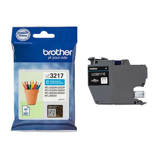 Cartouches pour imprimantes - Brother lc3217c - cartouche d'encre originale - cyan