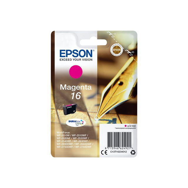 Cartouches pour imprimantes - Epson pen and crossword cartouche "stylo  plume"16 - encre durabrite ultra m