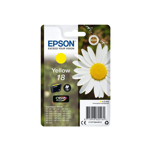 Cartouches pour imprimantes - Epson daisy cartouche "pquerette" 18 - encre claria home j