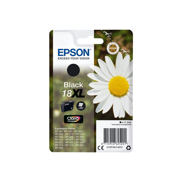Cartouches pour imprimantes - Epson daisy cartouche "pquerette" 18xl - encre claria home n