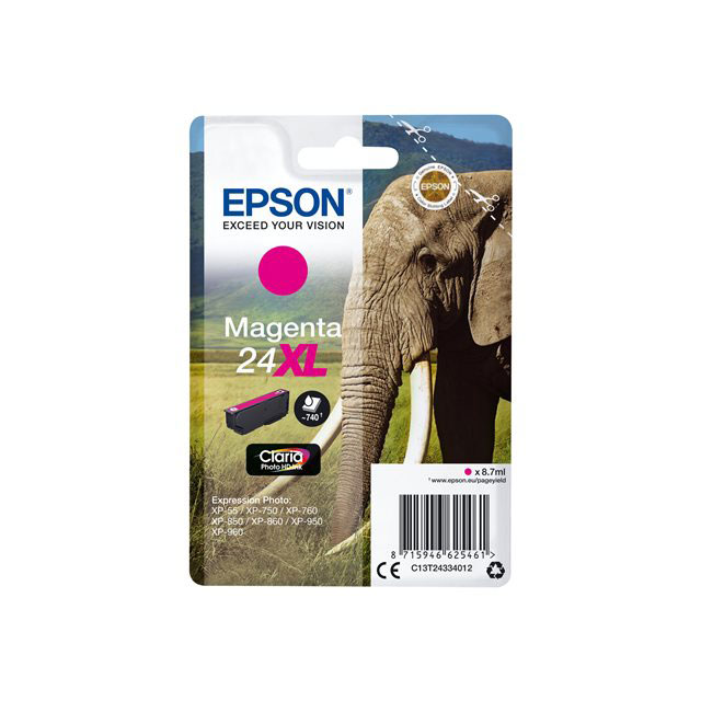 Cartouches pour imprimantes - Epson elephant cartouche "elphant" - encre claria photo hd m (xl)