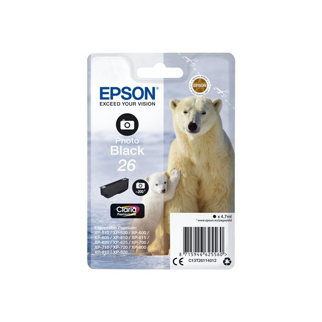 Cartouches pour imprimantes - Epson polar bear cartouche "ours polaire" - encre claria premium n photo