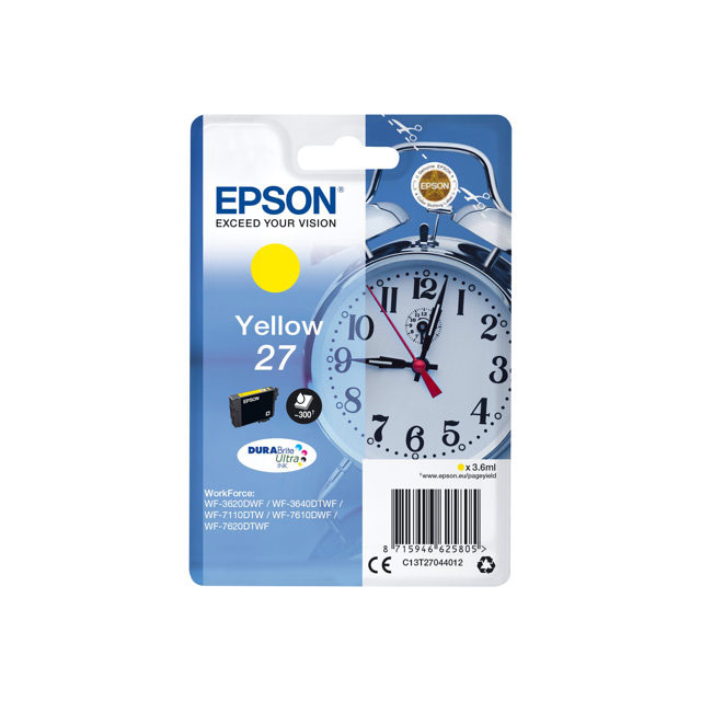 Cartouches pour imprimantes - Epson alarm clock cartouche "rveil" 27 - encre durabrite ultra j