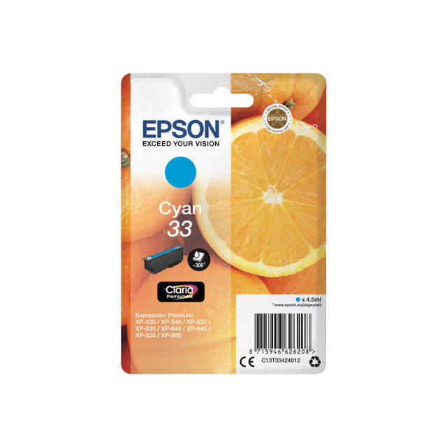 Cartouches pour imprimantes - Epson oranges cartouche " " - encre claria premium c