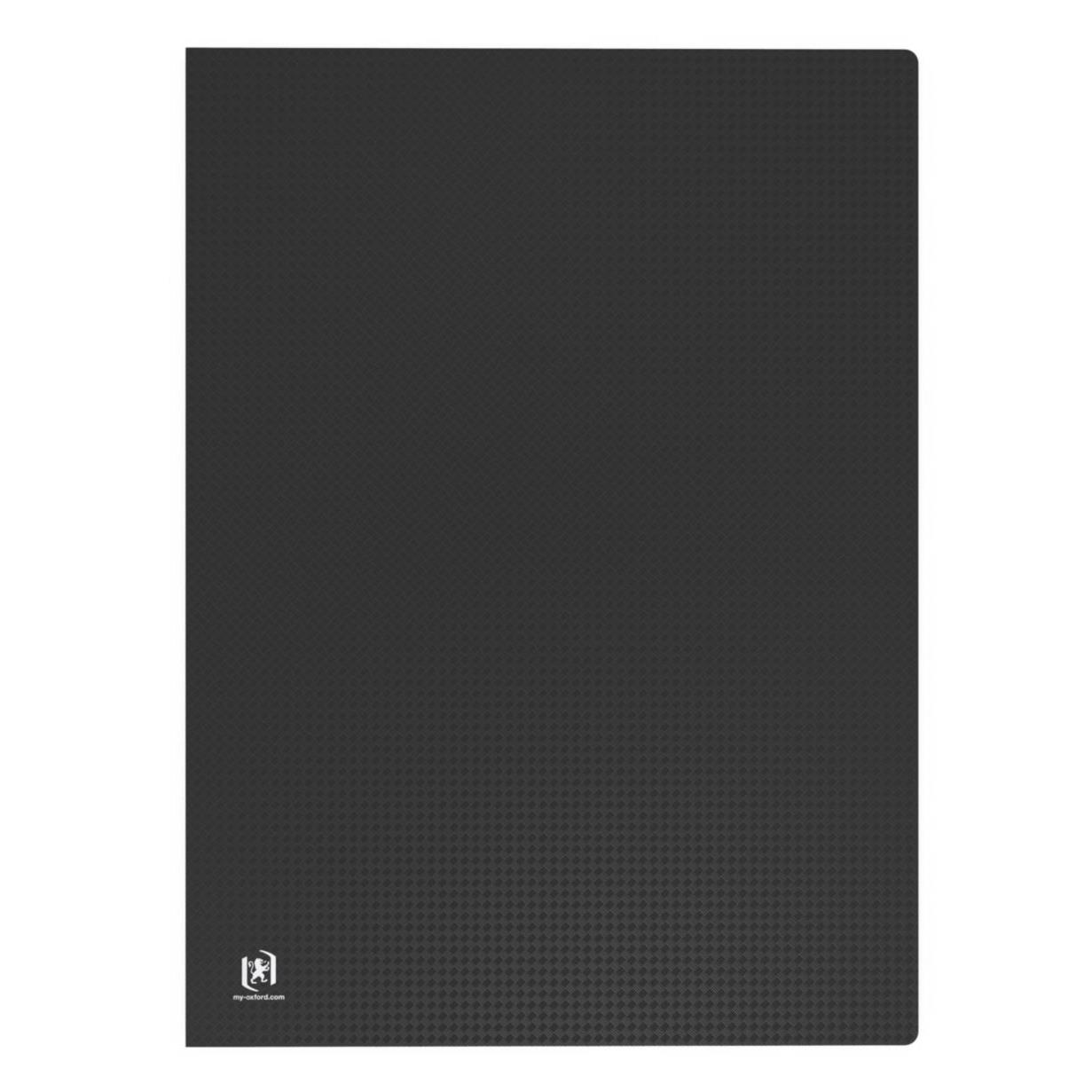 Protge-documents en polypropylne Elba - format A3 - 20 pochettes/40 vues - noir - couverture 3/10e pochettes 6/100e