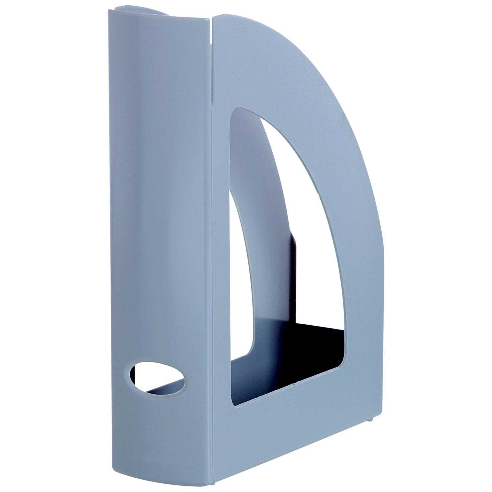 Porte-revues RAJA en polystyrne recycl - Gris opaque
