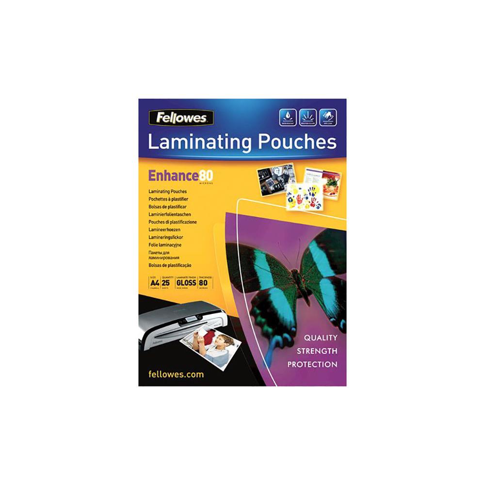 Pochettes de plastification Fellowes ImageLast A4 80 microns - bote de 25