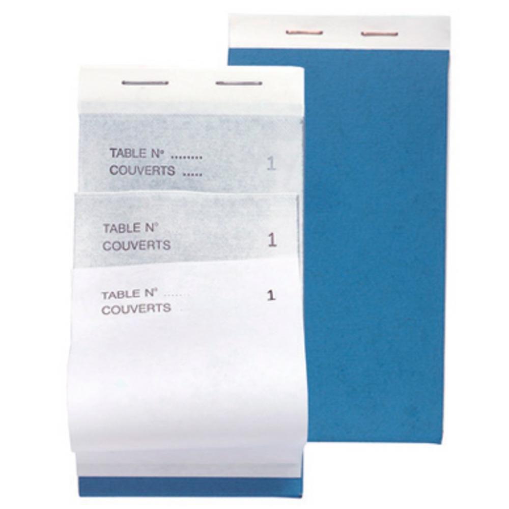 Bloc maitre d'htel Exacompta - 85x150 mm - 50 feuillets dupli autocopiants