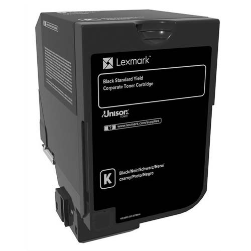 Lexmark - Noir - originale - cartouche de toner LCCP, LRP, Entreprise Lexmark - pour Lexmark CS720de, CS720dte, CS725de, CS725dte, CX725de, CX725dhe, CX725dthe