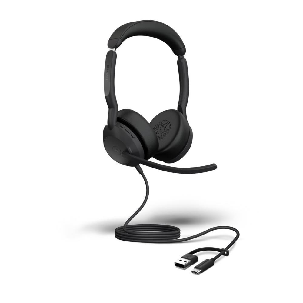 50 Evolve2 Jabra MS Jabra Duo Casque filaire USB-C / USB-A + Bluetooth