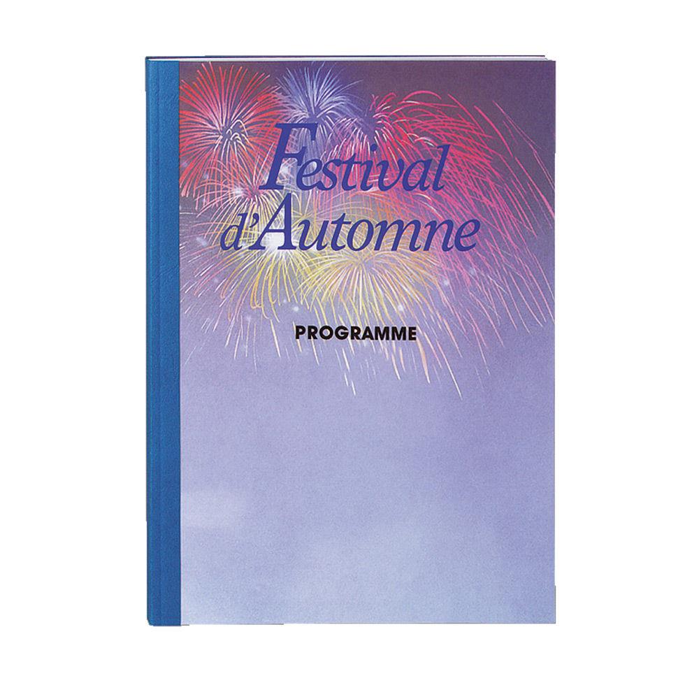 Couverture A4 pour thermorelieuse dos 1,5 mm - bleu. - paquet 100 feuilles