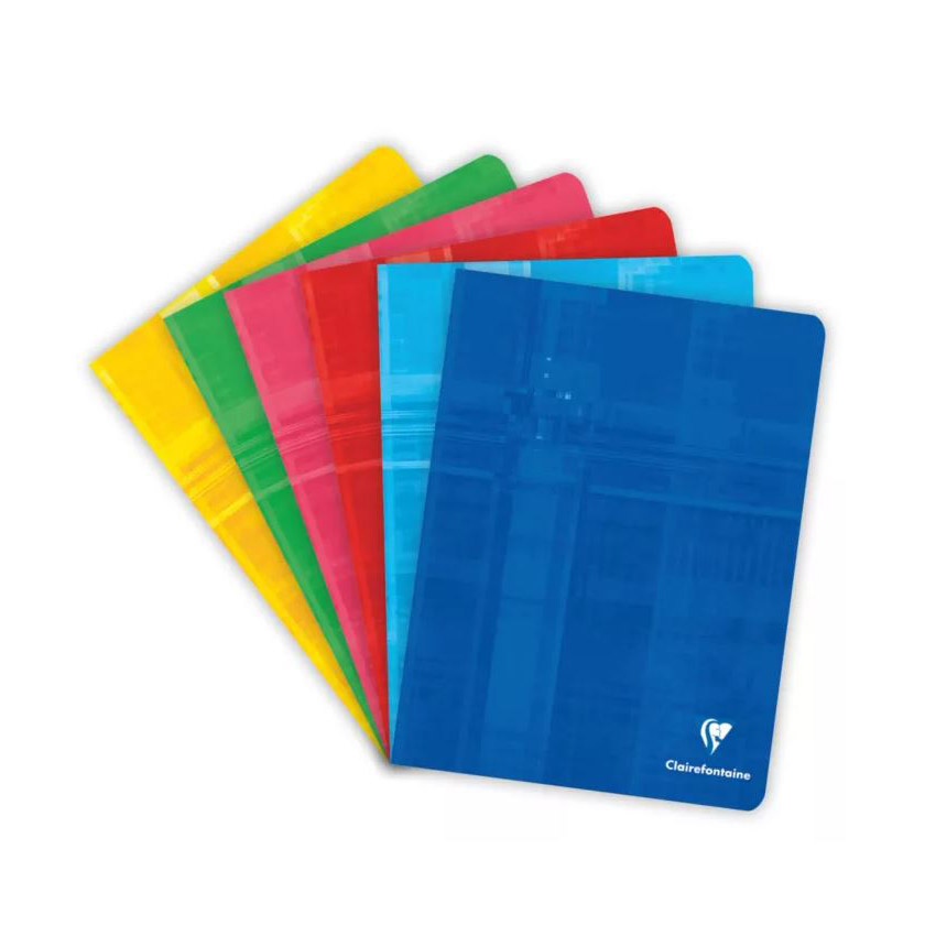Cahier Clairefontaine Metric - reliure pique - 17x22 cm - 96 pages - petits carrreaux - papier 90g