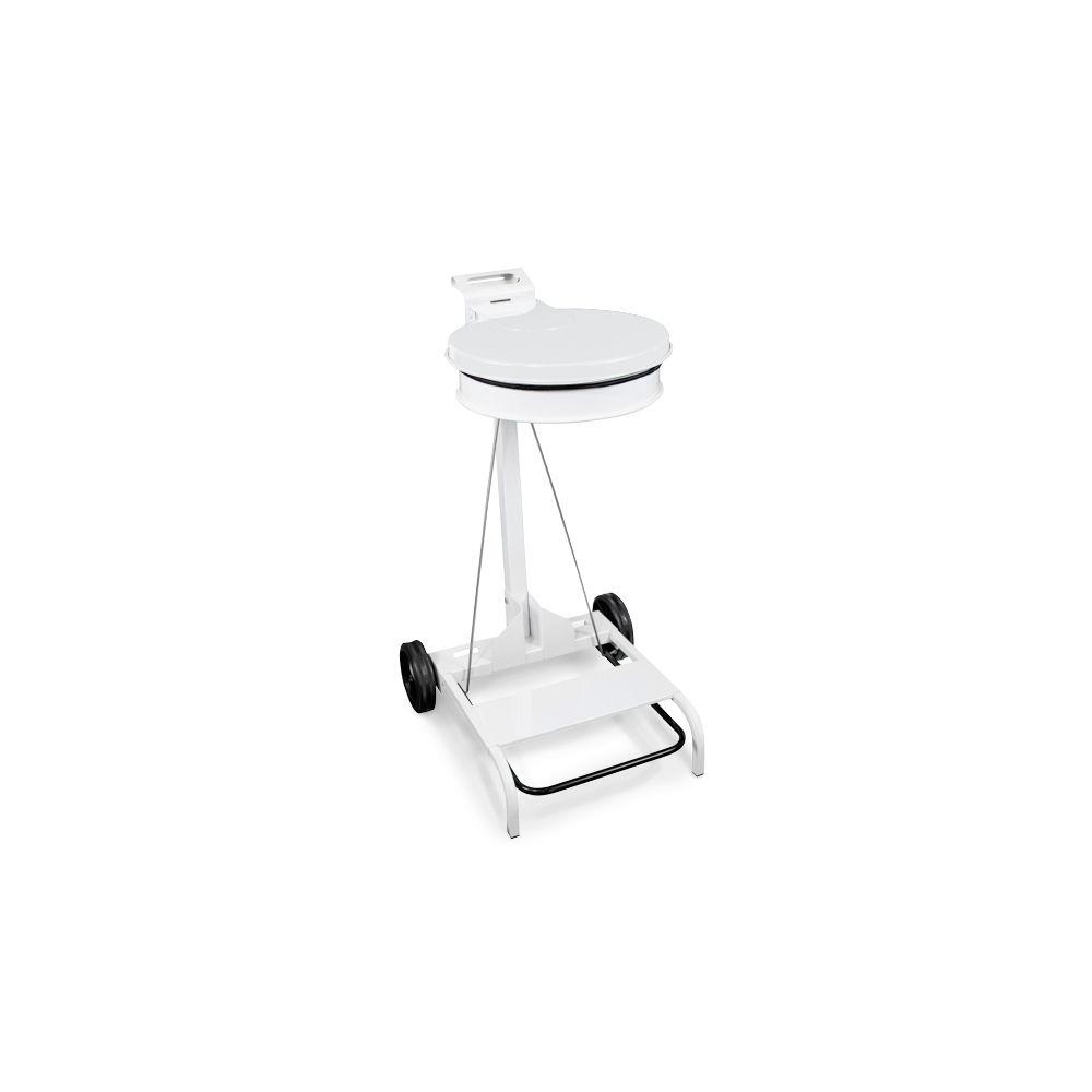 Support-sac mobile  pdale  -110 L - blanc