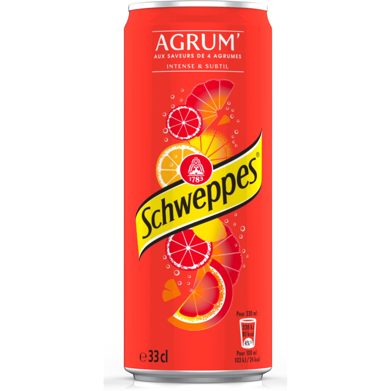 Schweppes Agrum - canette de 33cl