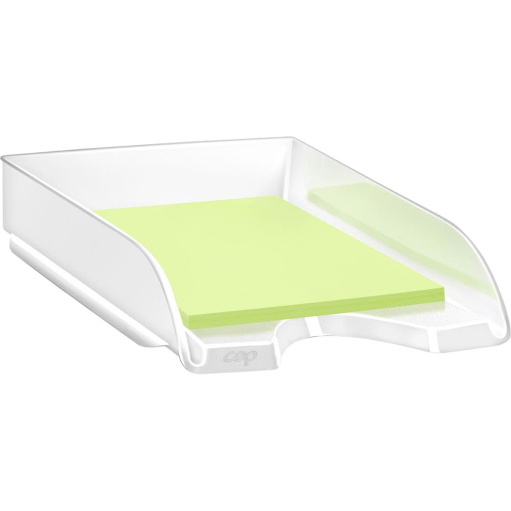 Corbeille  courrier CEP Gloss - 24 x 32 cm - blanc