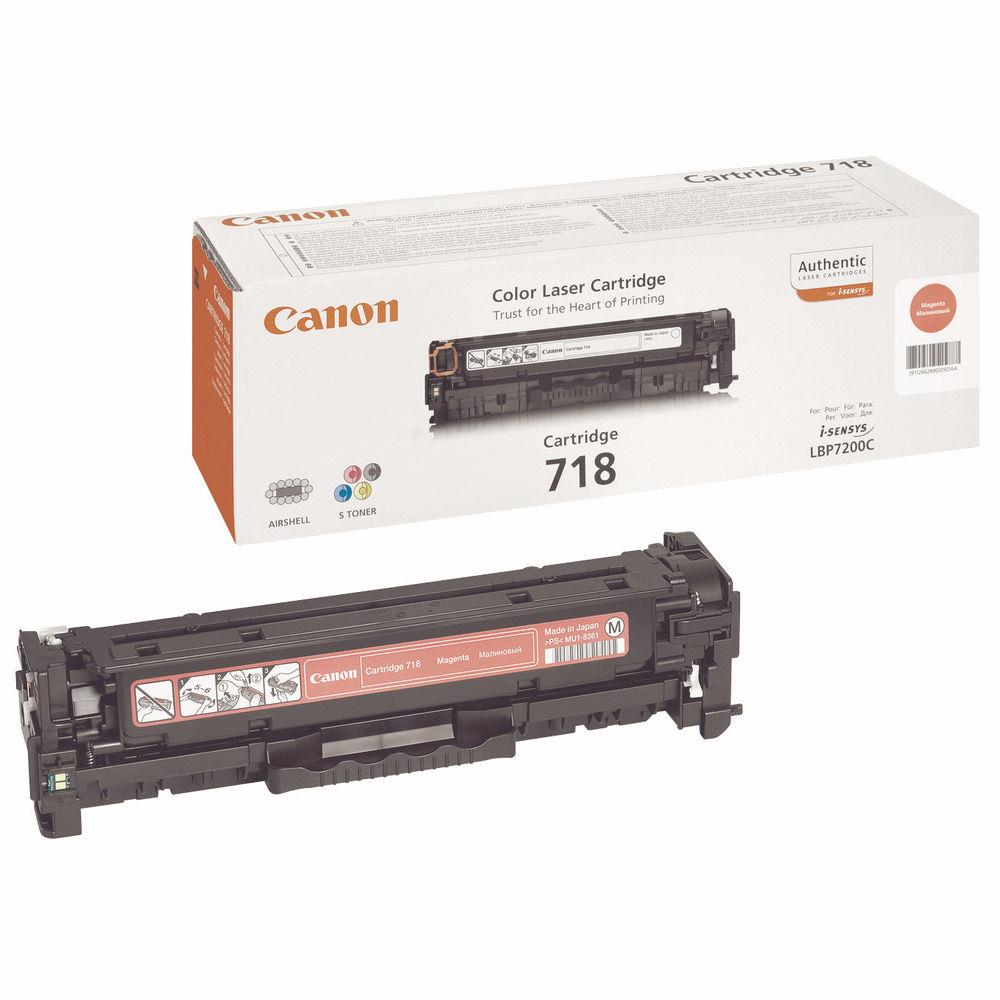 Cartouches de toner - Canon crg-718 m cartouche de toner 1 pice(s) original magenta