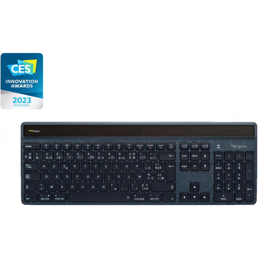Targus ecosmart akb868fr clavier universel bluetooth azerty franais noir