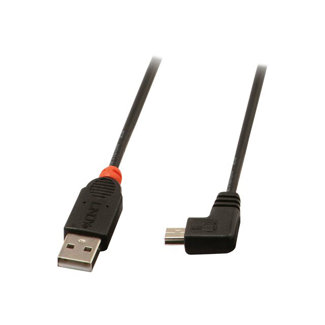 Lindy 31970 cble usb usb 2.0 0,5 m usb a mini-usb b noir