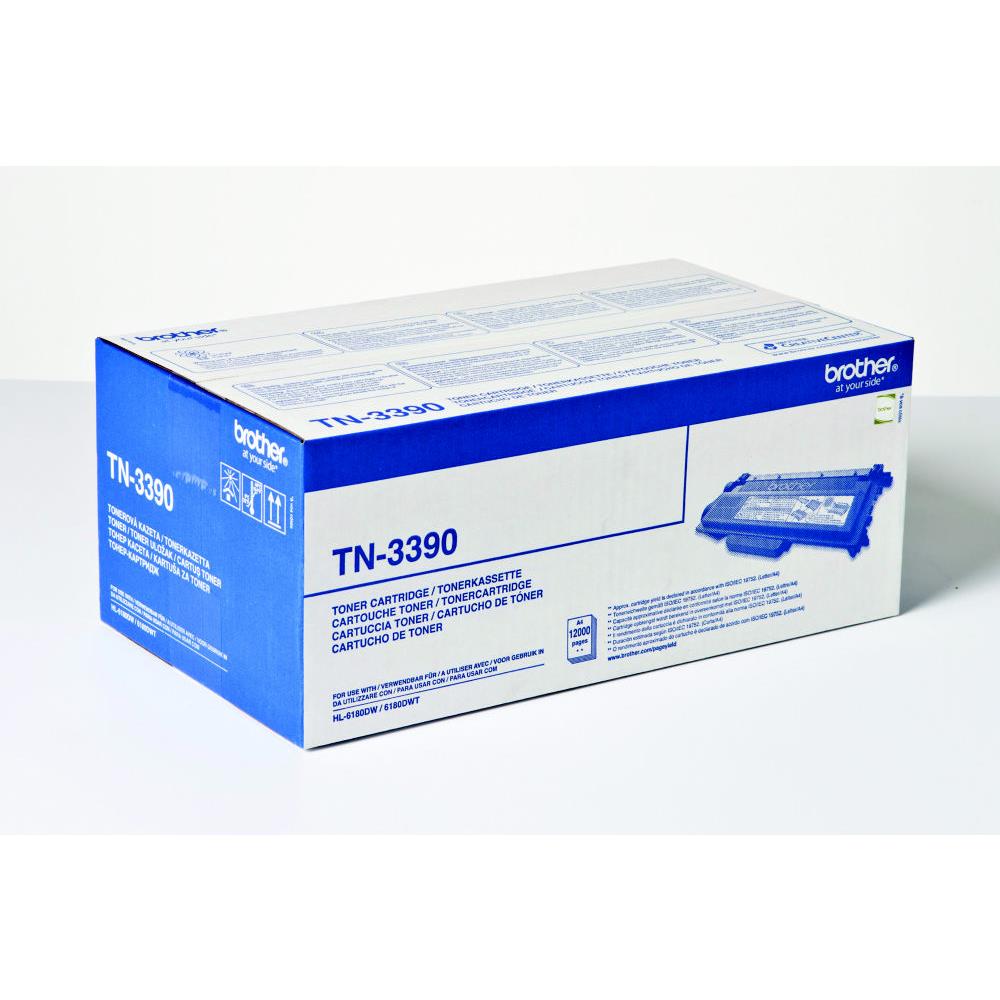 Cartouches de toner - Brother tn-3390 - cartouche de toner originale  haut rendement - noir