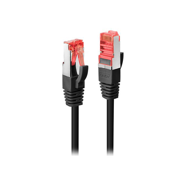 Lindy 47780 cble de rseau noir 3 m cat6 s/ftp (s-stp)