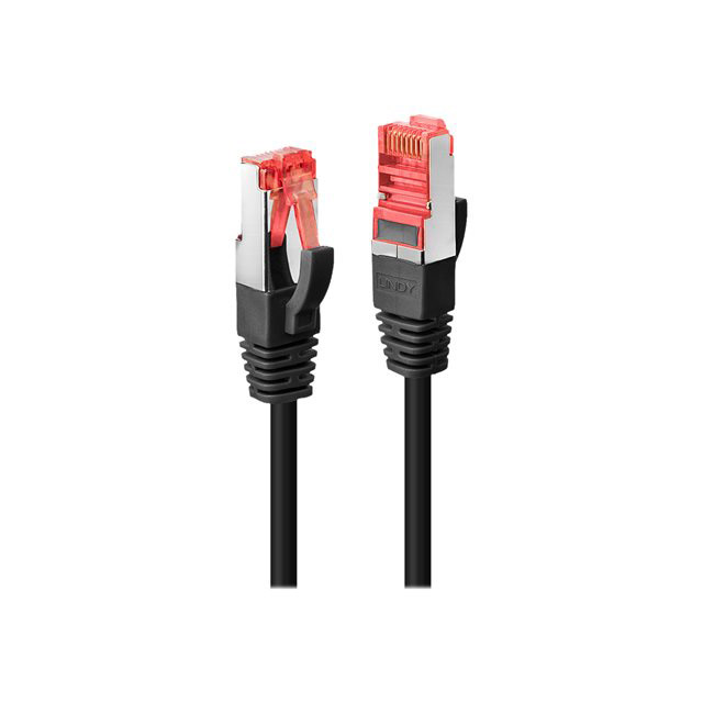 Lindy rj45/rj45 cat6 1m cble de rseau noir s/ftp (s-stp)
