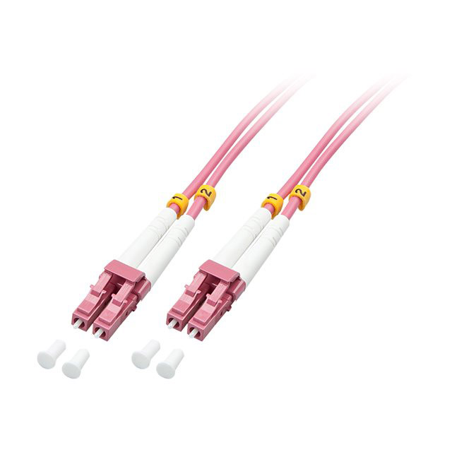 Lindy 46343 cble infiniband et  fibres optiques 5 m lc rose