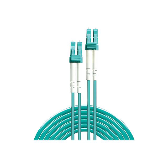 Lindy 46375 cble infiniband et  fibres optiques 15 m lc turquoise