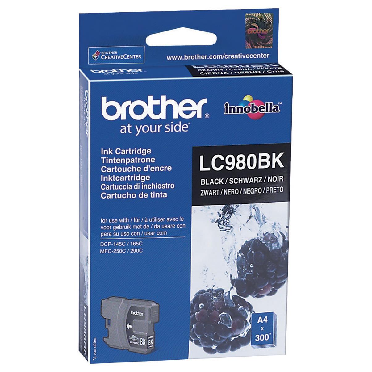 Cartouches pour imprimantes - Brother lc980bk - cartouche d'encre originale - noir