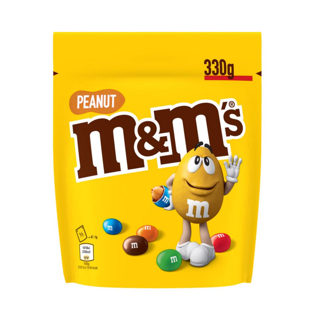 M&M'S cacahutes chocolat au lait - Pochon de 330 g