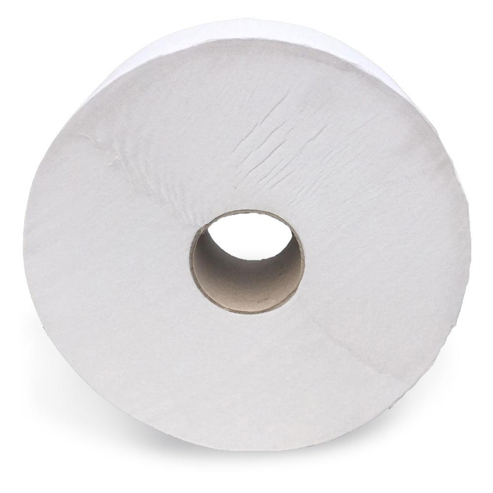 Papier toilette Jumbo maxi double paisseur - 6 rouleaux - Blanc